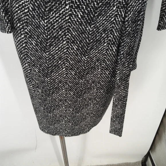 ANN TAYLOR sz 4 side tie faux wrap midi dress - Picture 4 of 9